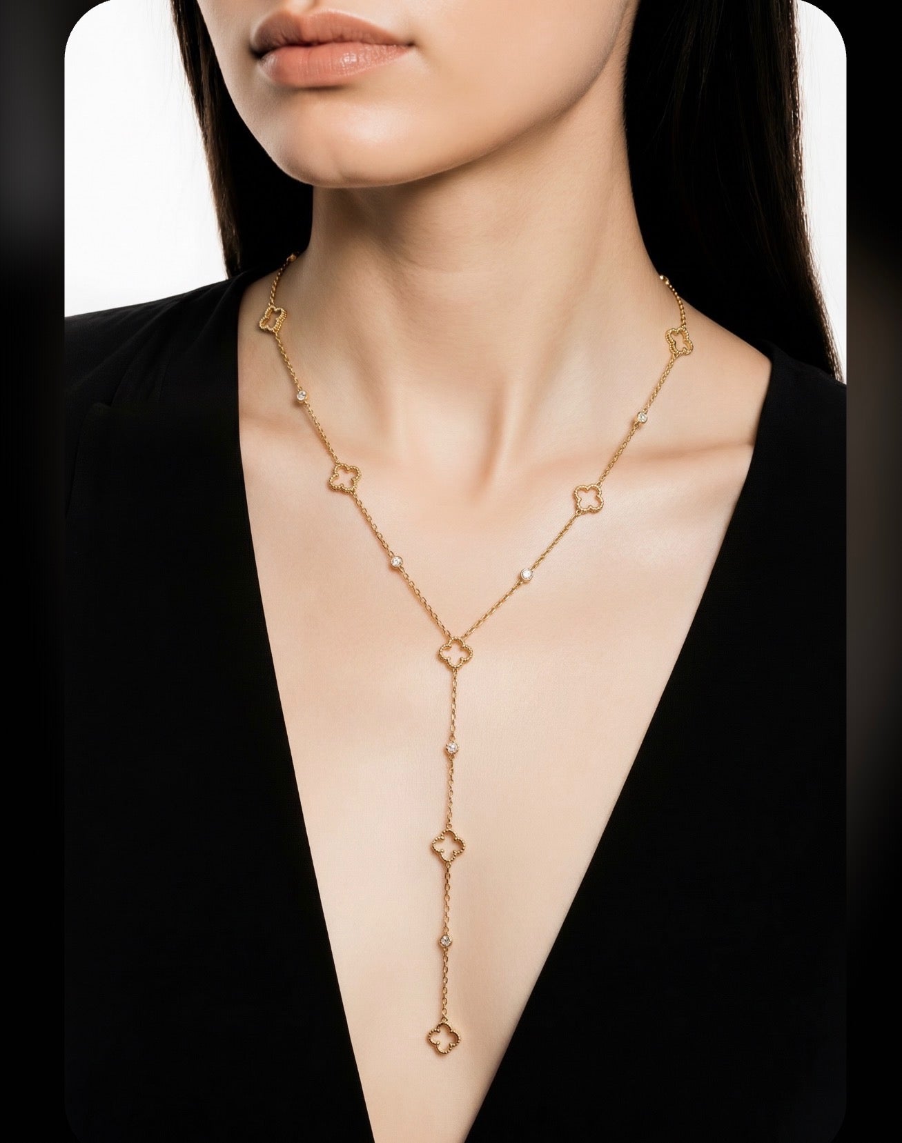 Collier doré Faba