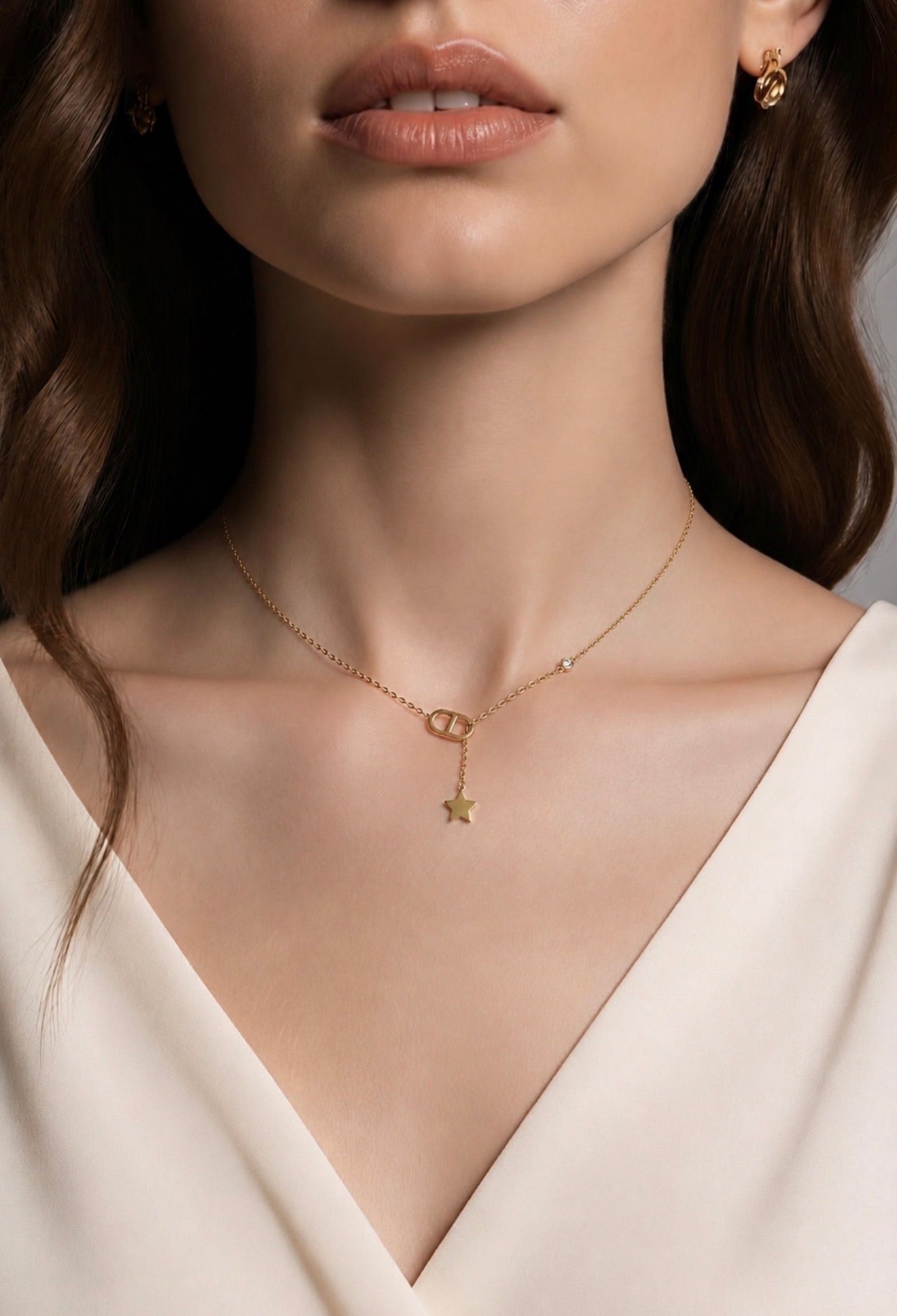 Collier étoile gold